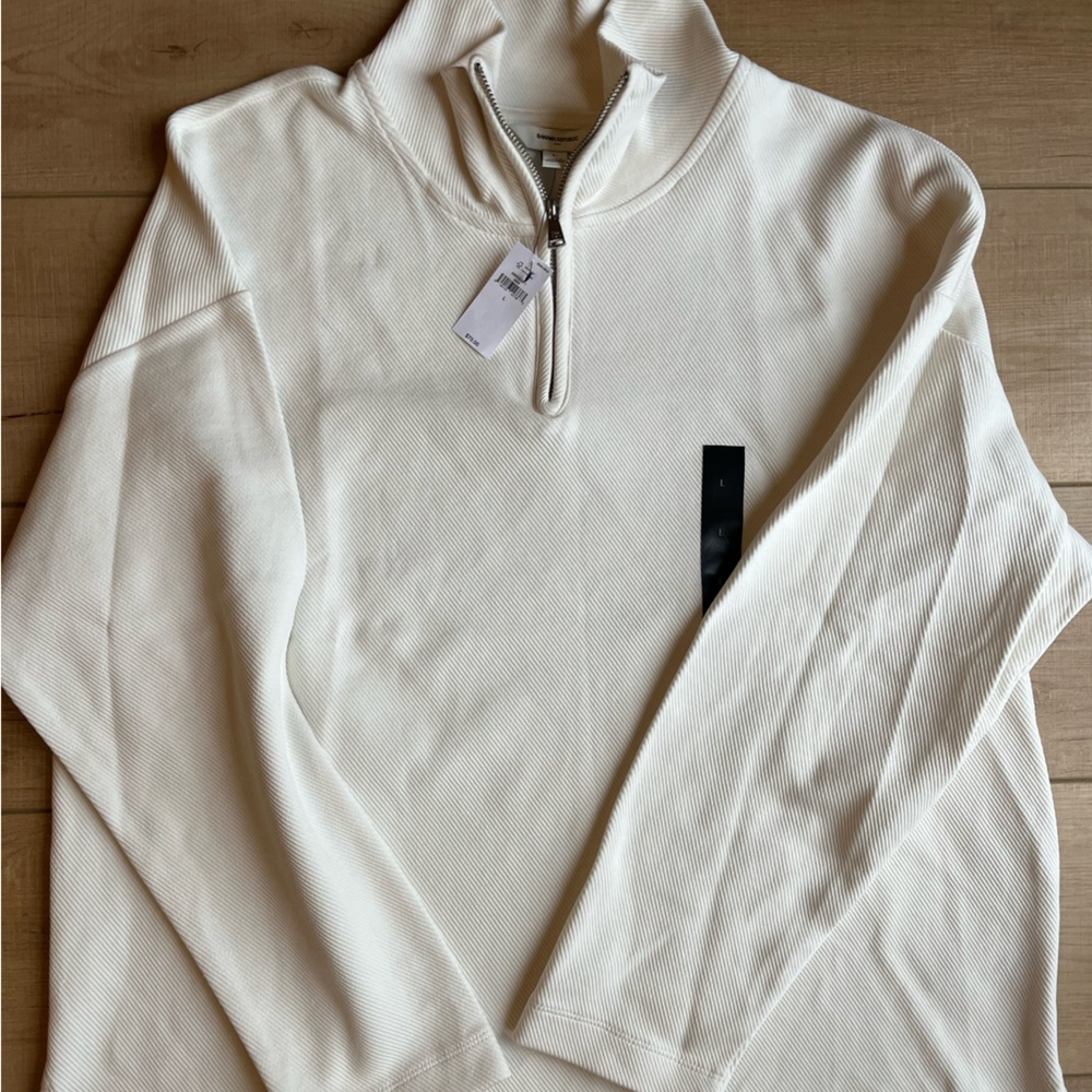 Banana Republic men’s quarter-zip size large NWT